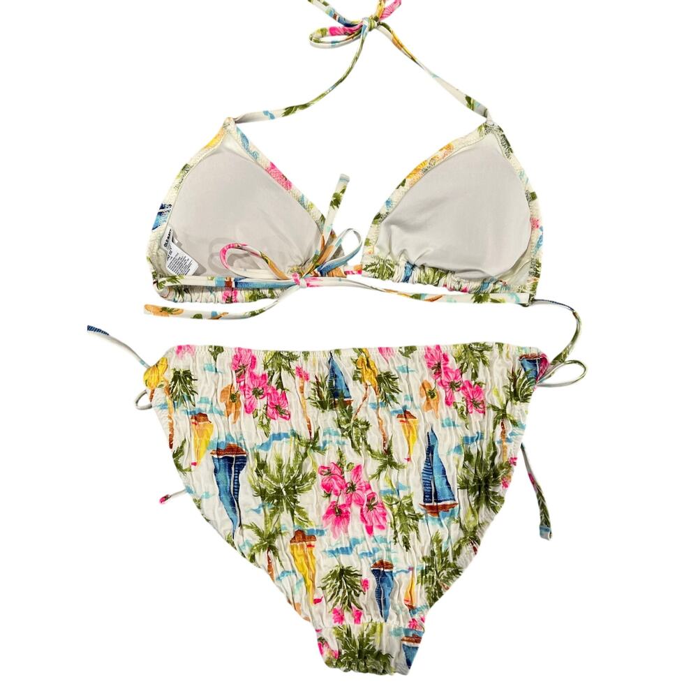 Old Navy Textured Triangle String Bikini Set Top … - image 3